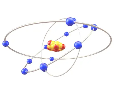 Aluminium Chemical Element v2 001 Low-poly 3D model