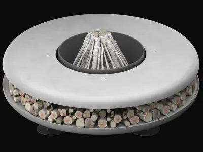 Fire pit moon  3D model