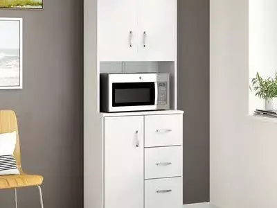 Laricina-White Hyland 66  Kitchen Pantry 3D model