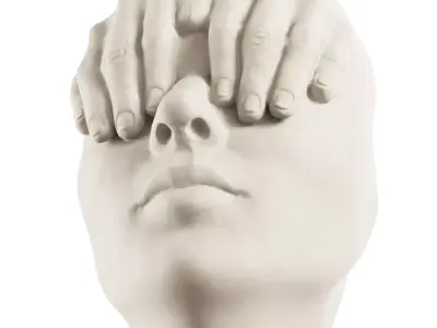 Abstract Face Sculpture by Johnson Tsang 3D model