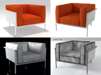RR03 Armchair 3D model