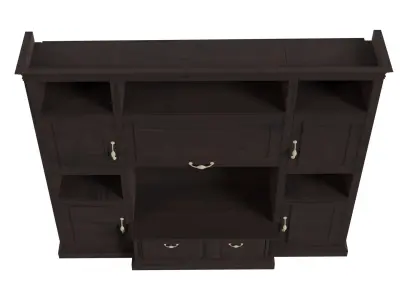 Modern Floor Cabinet Low-poly 3D model