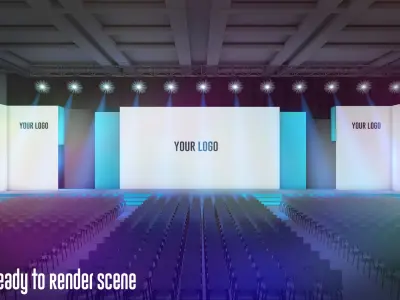  Event and Exhibition 3d Model Pack 