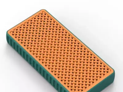 Power Bank Enclosure Loop Cross Style 3D print model