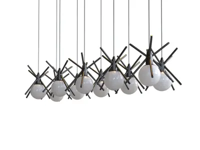 Beale 10 Light Pendant 3D model