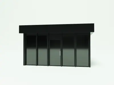 Mini-Mart 1-  Shopping pavilion 3D model