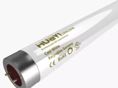 Fluorescent Tube 3D model