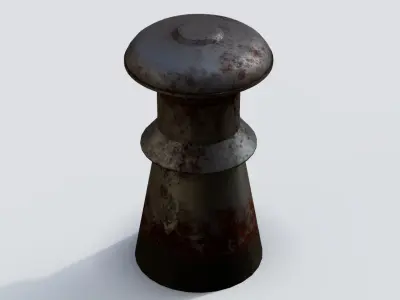 Roof Vent 20 Low-poly 3D model