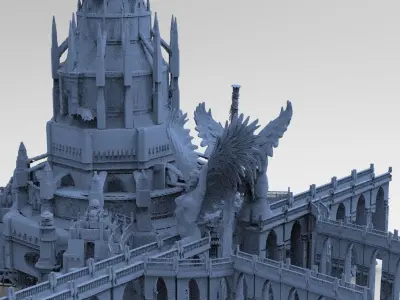 KING ARTHURS CAMELOT Tower 5 3D model