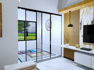 2 Floor Modern 3d House Design full Nice Interior 3D model