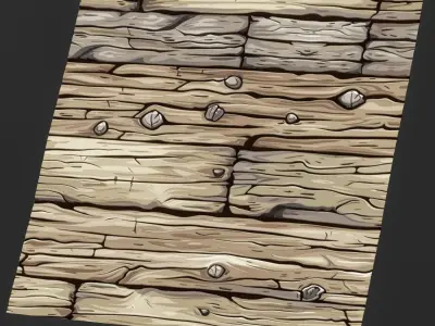  Stylized Wood Seamless Texture  Texture