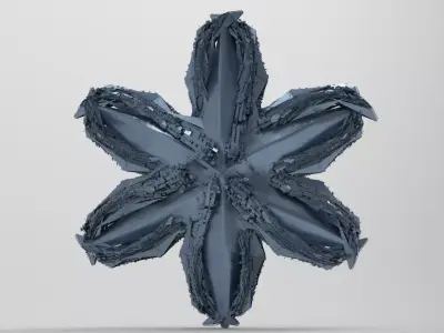Sci fi Starfish  3D model