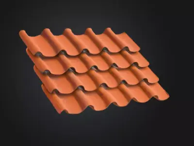 Terracotta Roof Texture