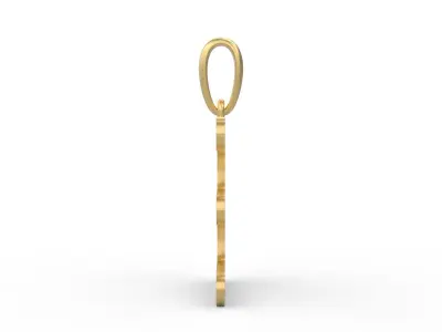 Initial Letters Pendant Sisyphus Light E 3D print model