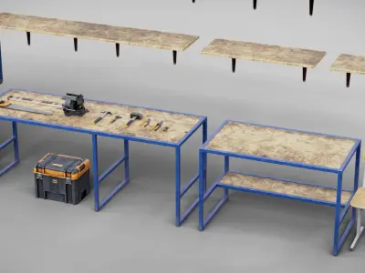  Industrial Workshop Asset Pack 