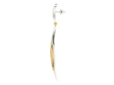 Light Weight Gold Diamond Earring  -earr4 3D print model