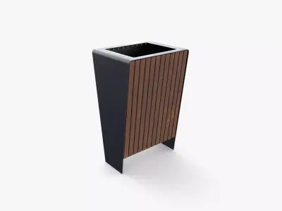 Trash can v7 3D model