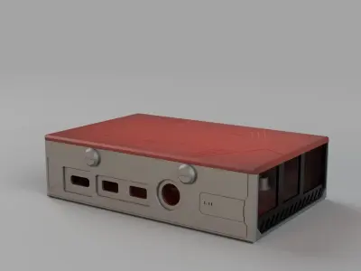 Raspberry model 4 B Sci Fi Case 3D print model 3D print model
