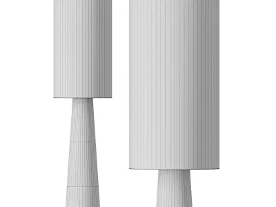 Heaven Floor Lamp Beige 3D model