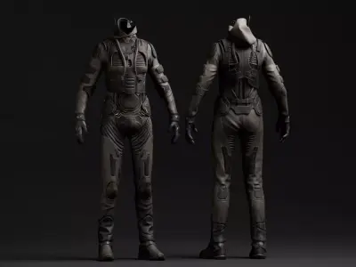 Dune Stillsuit 3D model