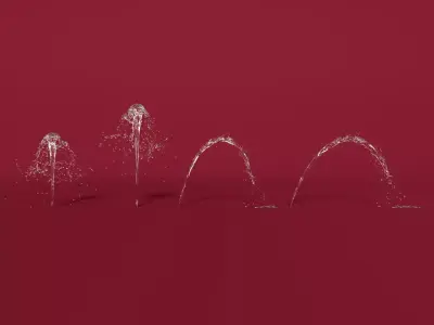 Water Splash Pack 3D model