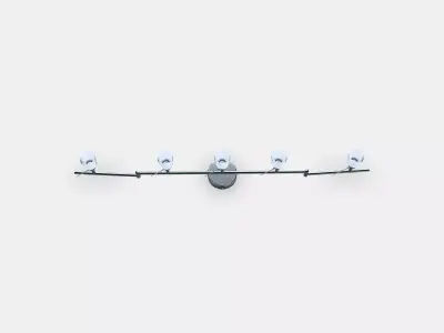 TIDIG Ceiling spotlight with 5 spots Low-poly 3D model