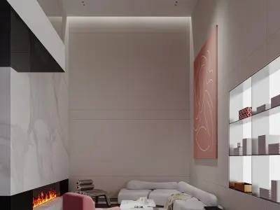 apartment interior scenes     3D model 25