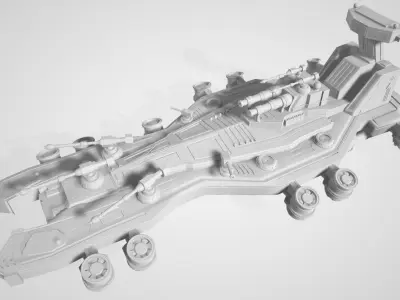 Spaceship 3D print model shop