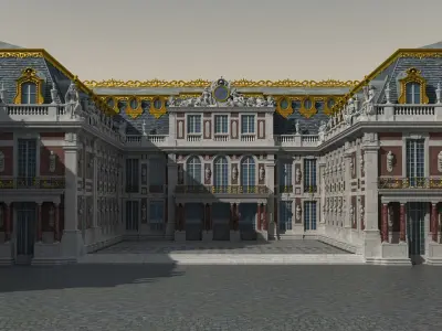  Versailles Palace Entrance Side 