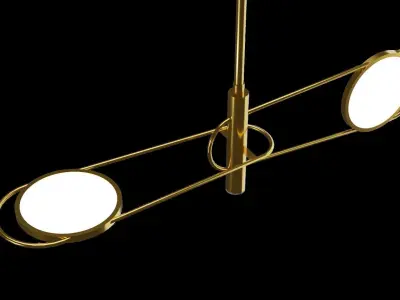 Lamp for interior 001 3D model
