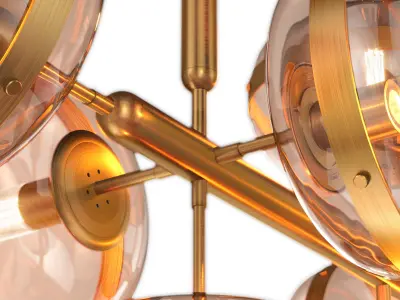 Eurofase NOTTINGHAM 10-light chandelier 3D model