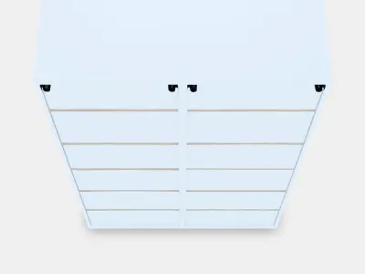 BESTA Storage combination with doors 36 Low-poly 3D model