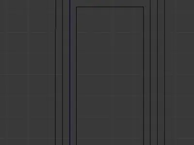 SIGLE DOOR WINDOW OPENABLE  3D model