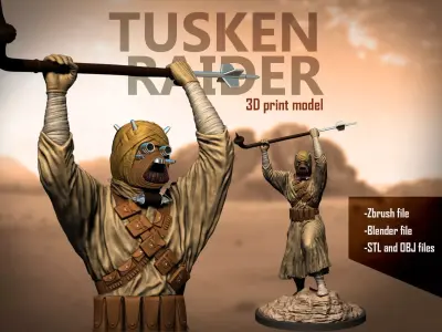 Tusker raider 3d print model  3D print model