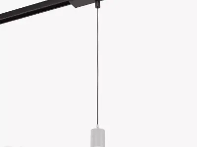Zumtobel Vivo-P M pendant spotlight 3D model