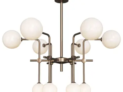  POLARE 12 LIGHT CHANDELIER Low-poly 3D model