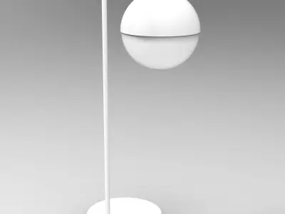 Bed Side Lamp 004 Low-poly 3D model