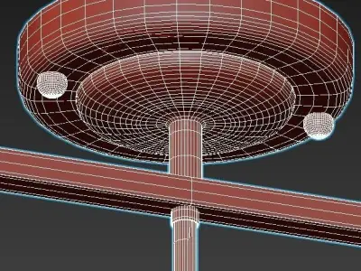 stilfort-neider three light track fixture 3D model