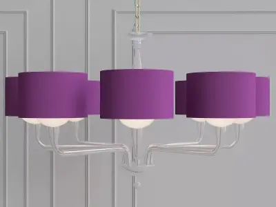 Granelle 6 Chandelier 3D model