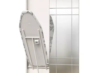 Built in ironing board 3D model