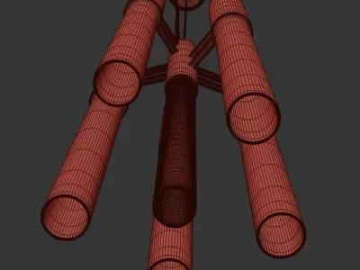 BURJ PENDANT 3D model