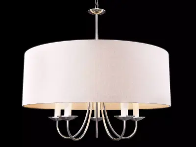 Home Decorators Collection 5-Light Polished Nickel Chandelier 3D model