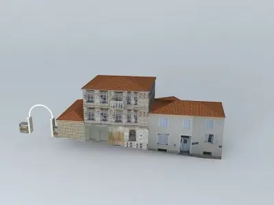 Houses 2 3 building 3D model