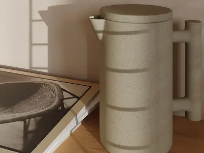 Sun Light Blender Interior Scene 3D model