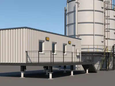 Refinery Module 2 3D model