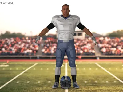  American Football Player A-Pose Fur 