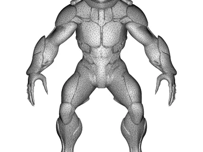 Mythic Mech Guardian 3D print model