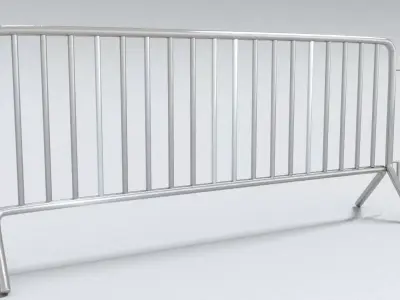 laos Street Barricade Low-poly 3D model