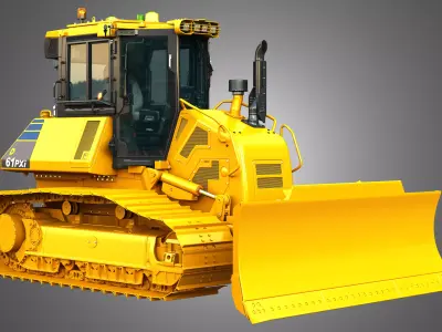 D61 PXi Crawler Dozer 3D model