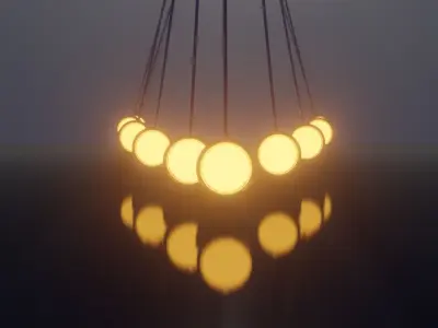 pendulum lights 3D model